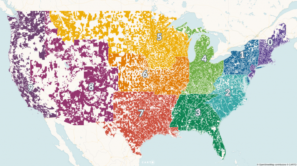 zip codes map