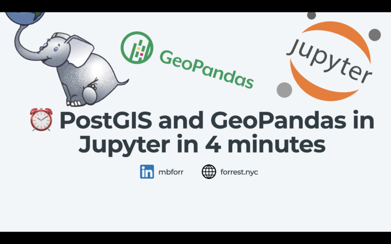 PostGIS and Geopandas