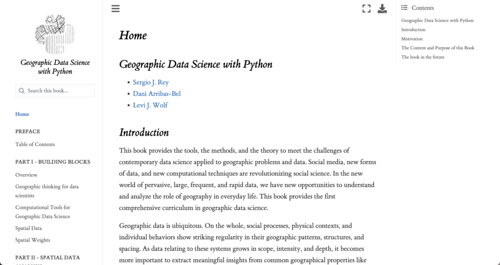 Geographic Data Science with Python