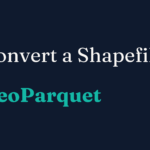 Convert a Shapefile to GeoParquet (Python, DuckDB, Sedona)