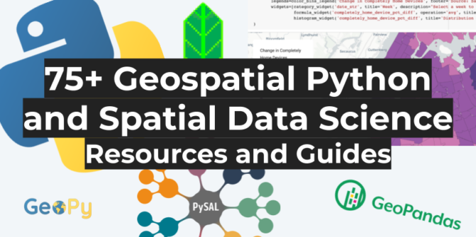 Spatial Data Science Resources